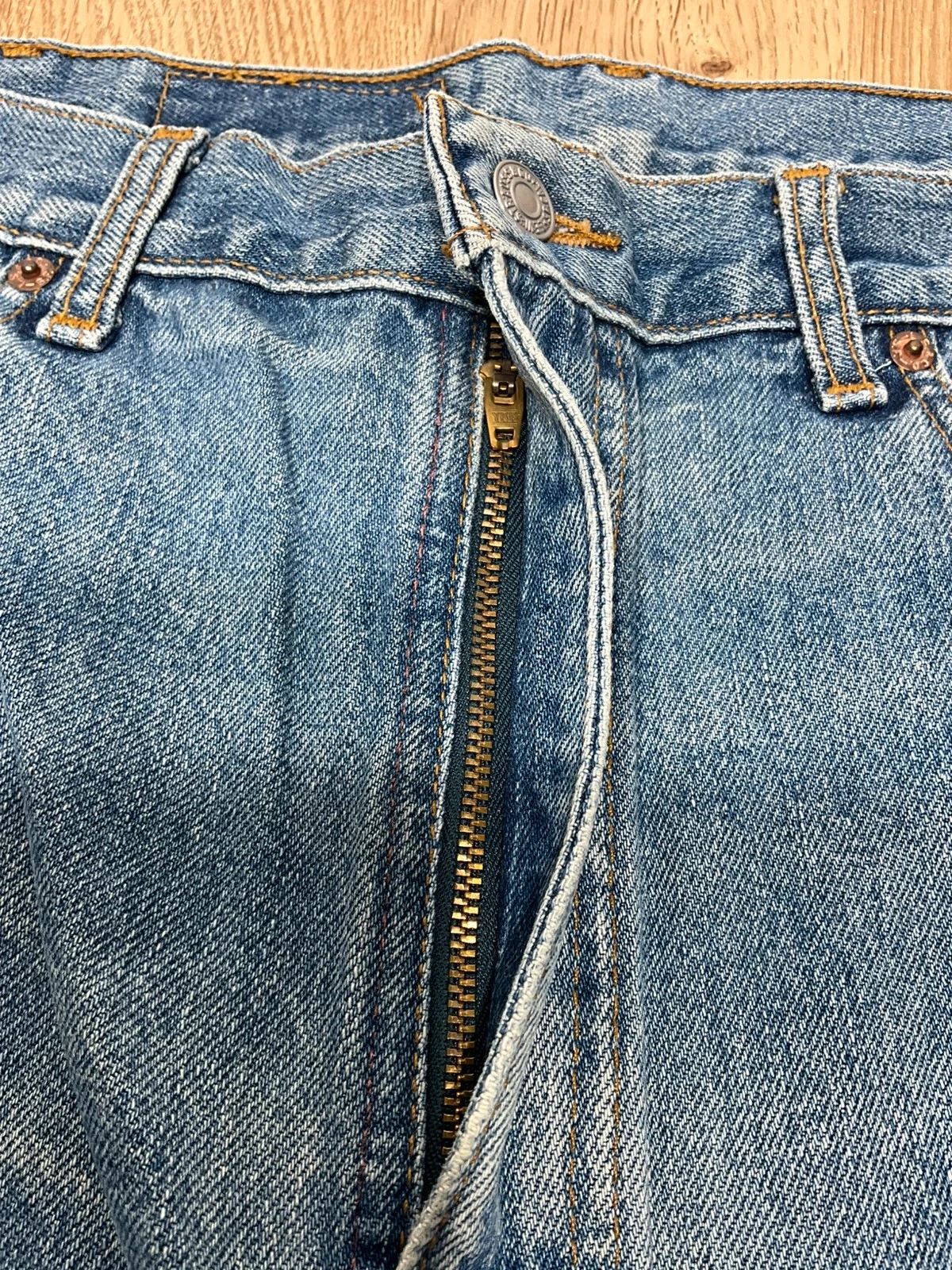 Jean Levi's 505 Coupe Regular W38 L34 Vintage 100% Coton Bleu DélavéLvh 245 – photo 5